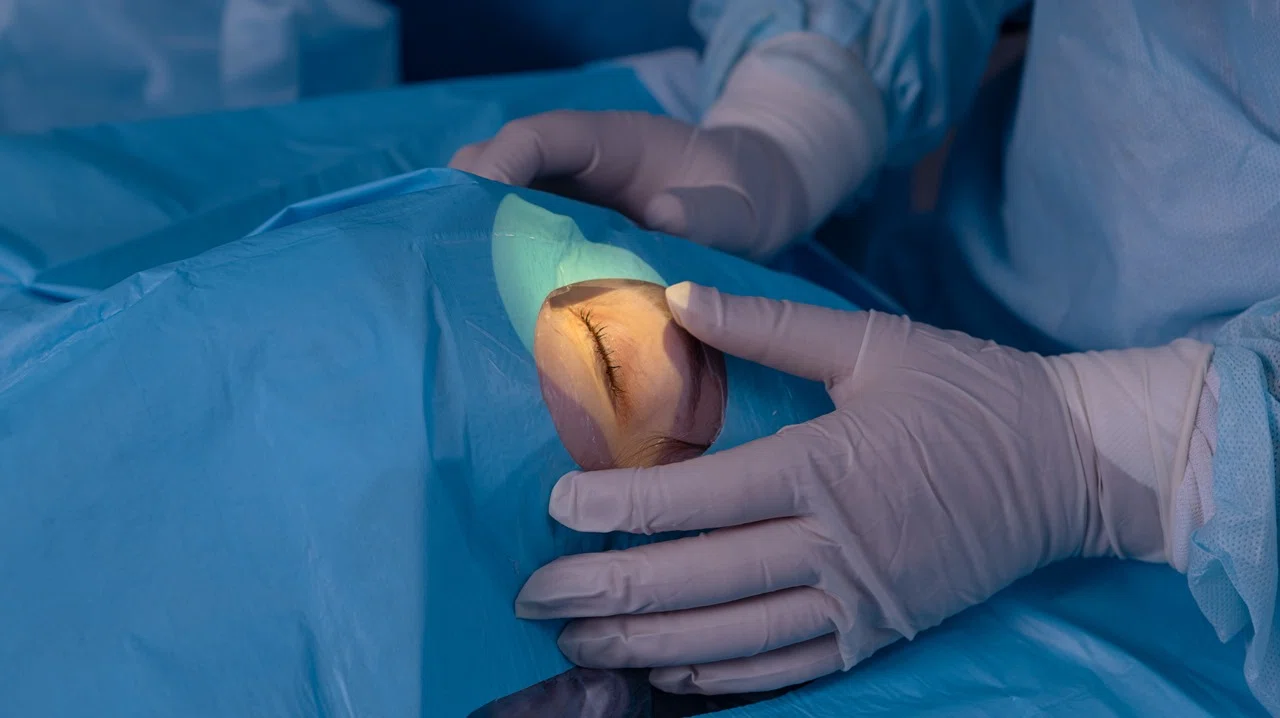 Хирургическое удаление дермоида