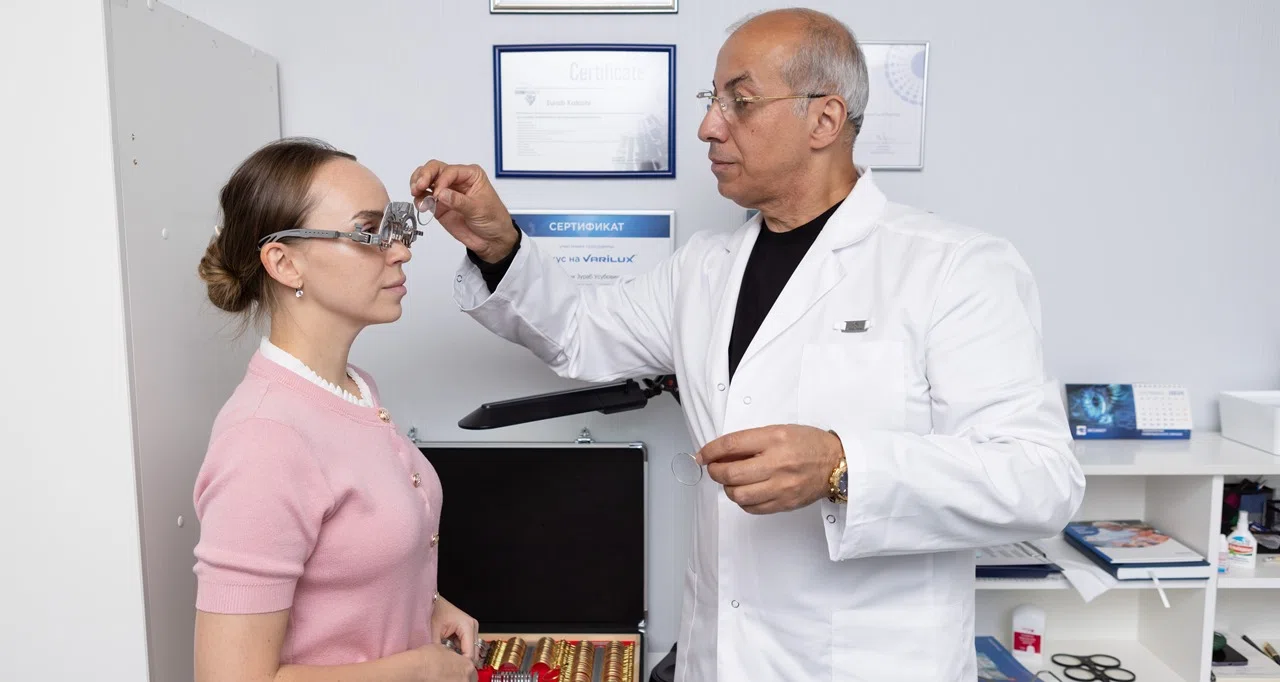Подбор линз и очков в клинике Эксимер