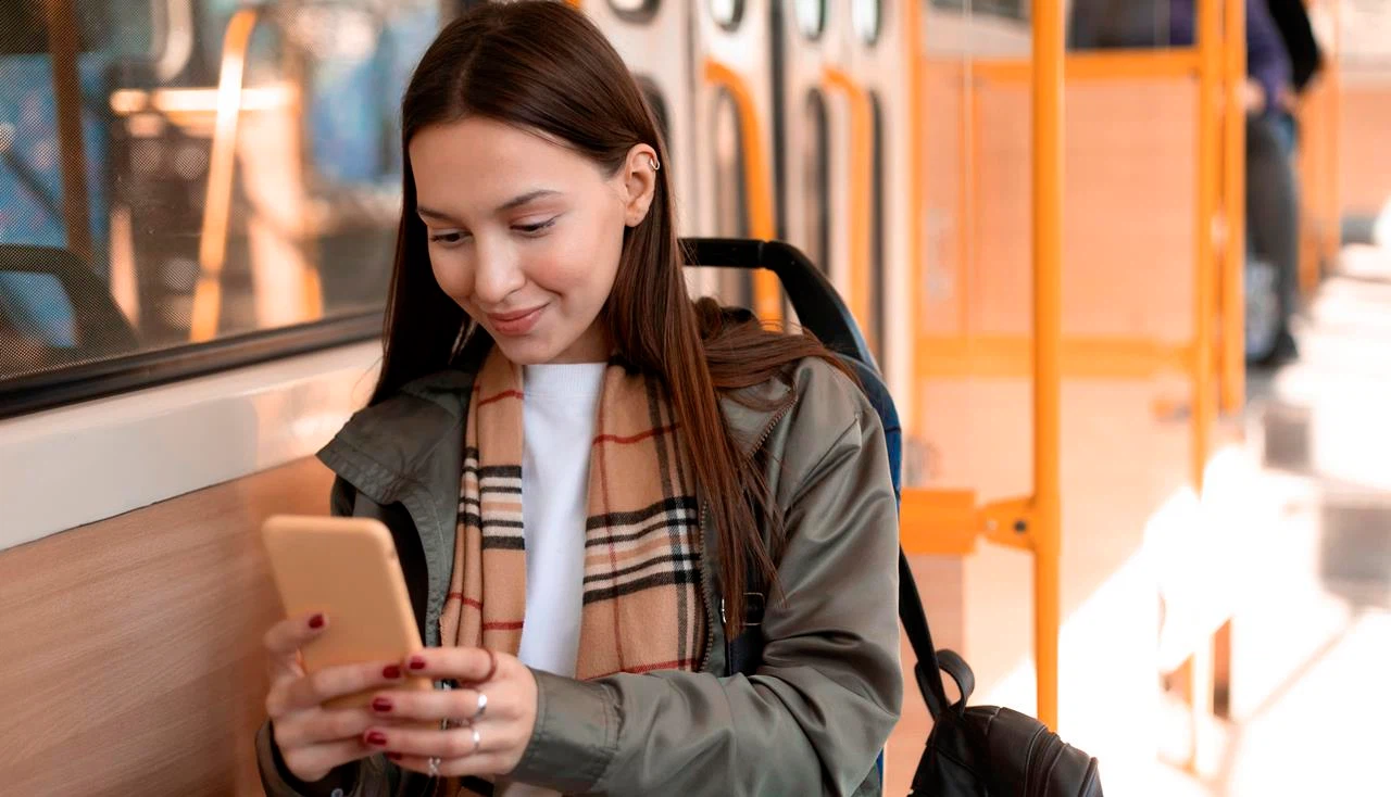 Смартфон в транспорте