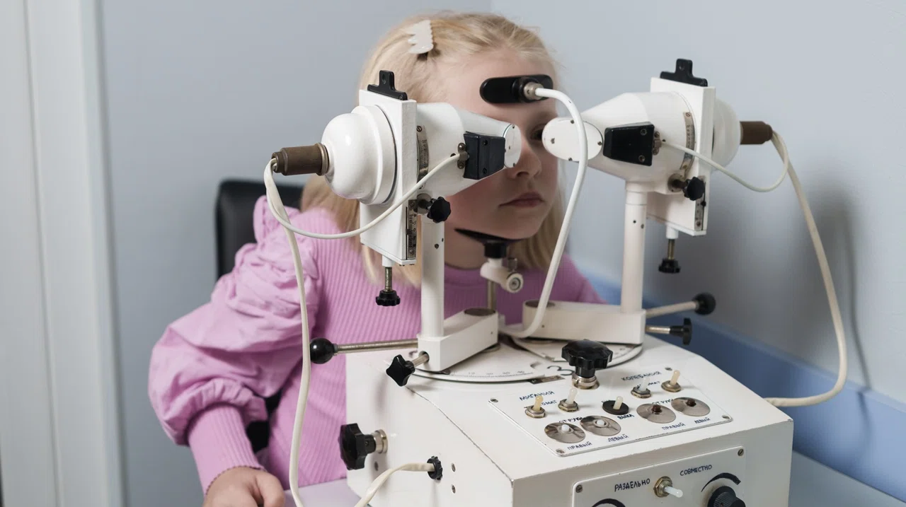 Аппаратное лечение для улучшения конвергенции