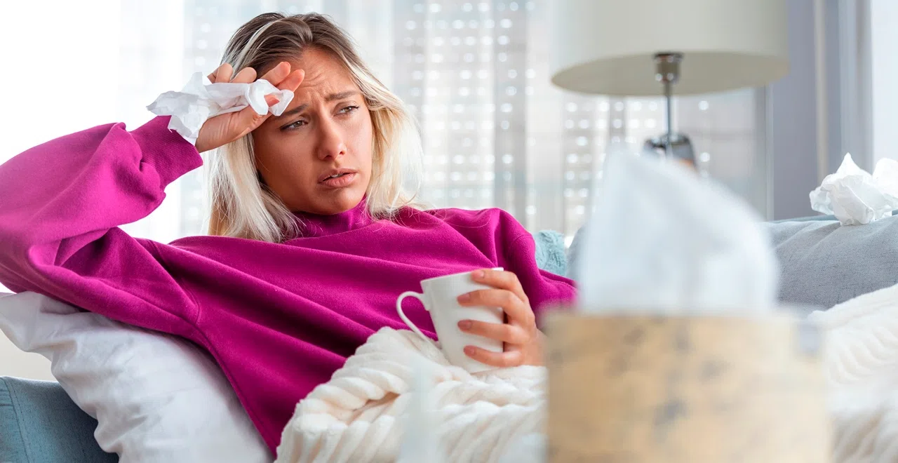 Синдром красного глаза при ОРЗ