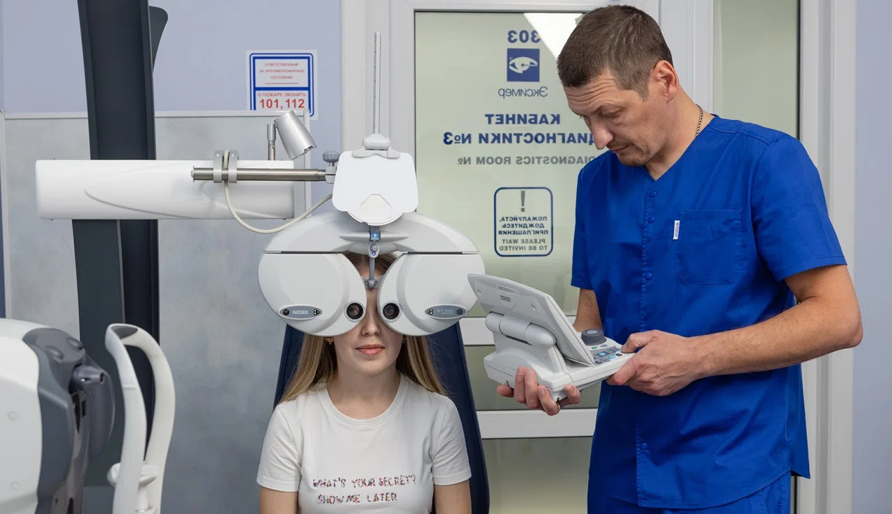 Диагностика нарушений аккомодации