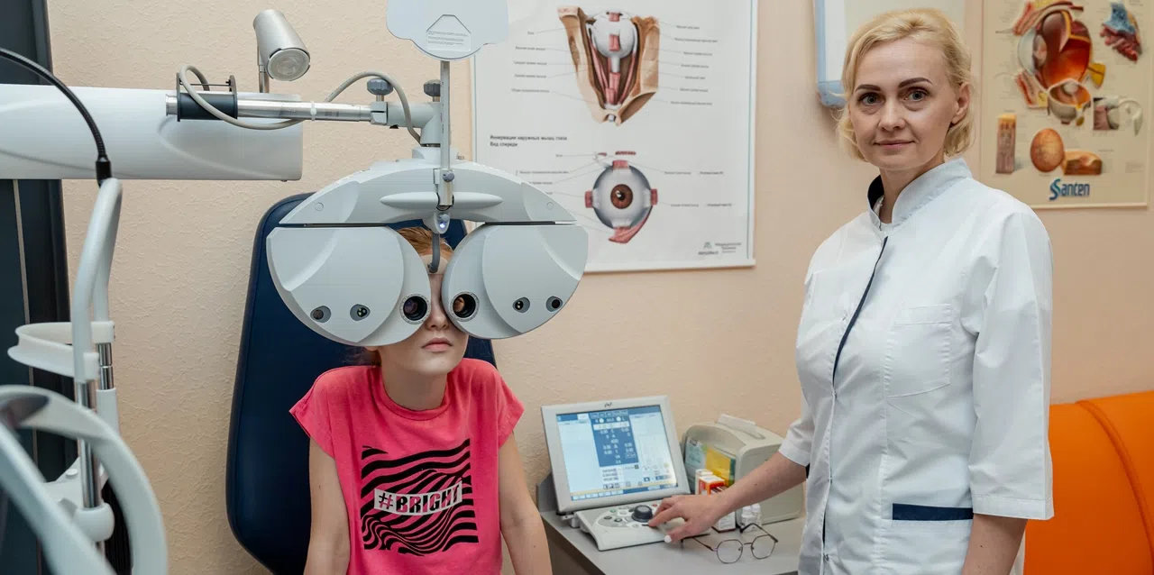 Диагностика зрения в клинике Эксимер